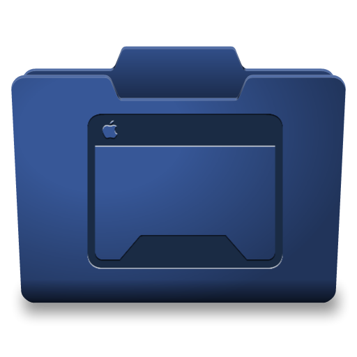 Blue Desktop Icon 512x512 png